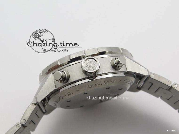 MIROTIME 0504 Classic Aquatimer Chrono IW376803 V6F 1:1 Best Edition Black Dial On SS Bracelet A 7361